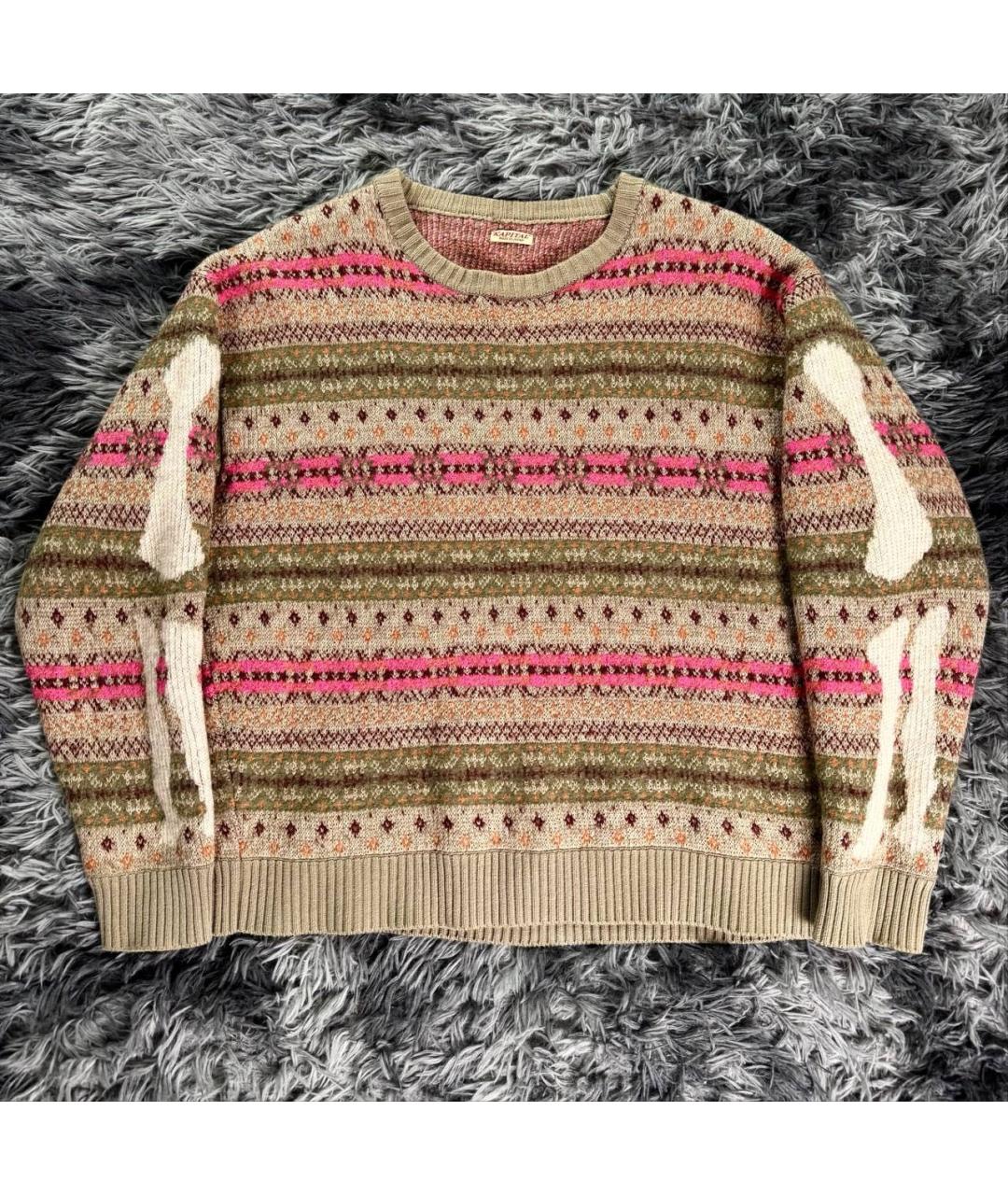 Kapital Мульти шерстяной джемпер / свитер, фото 7