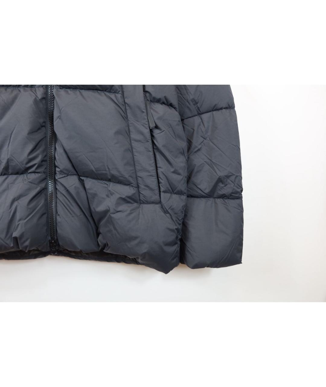 CANADA GOOSE Черный полиамидовый пуховик, фото 3