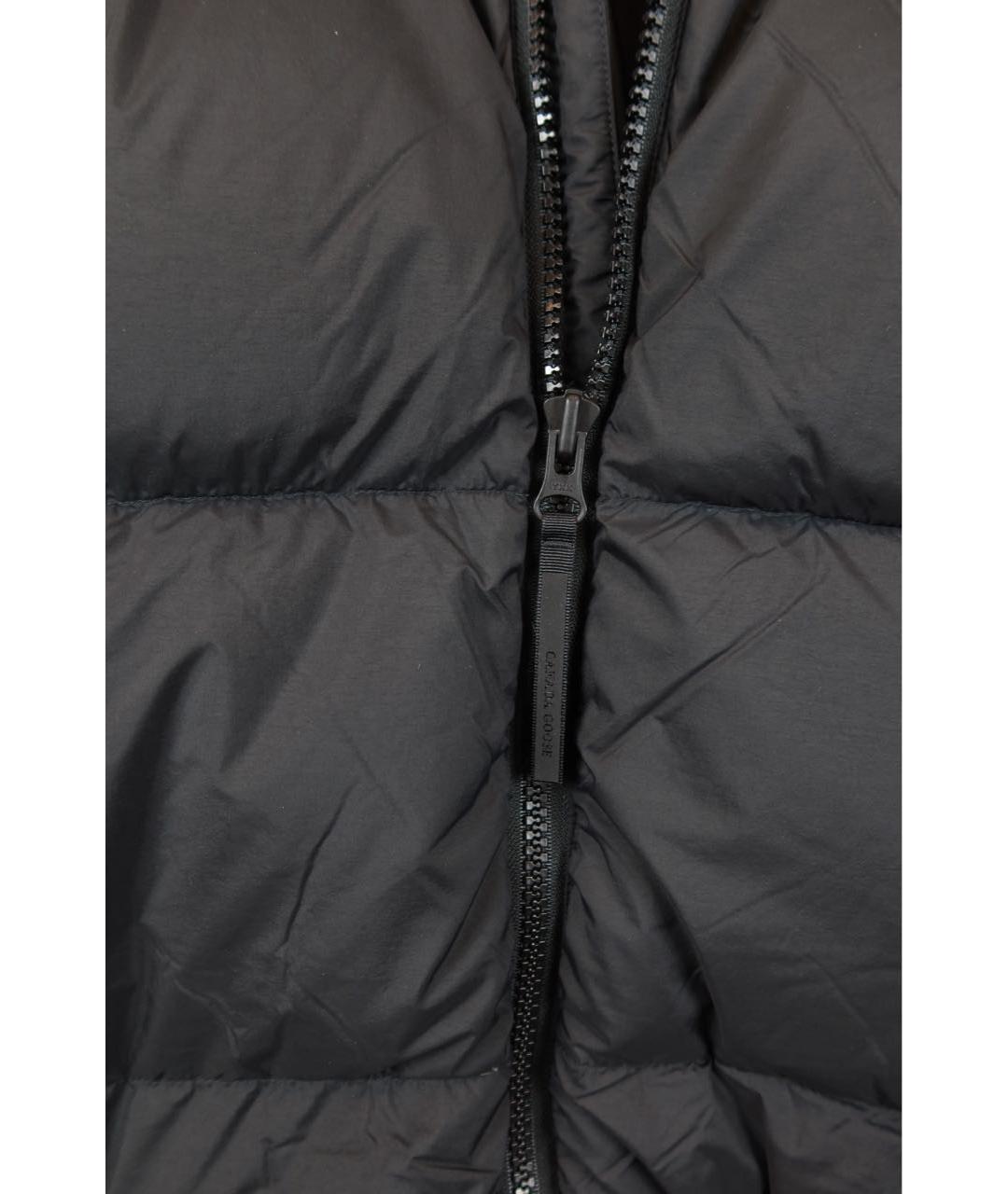 CANADA GOOSE Черный полиамидовый пуховик, фото 6