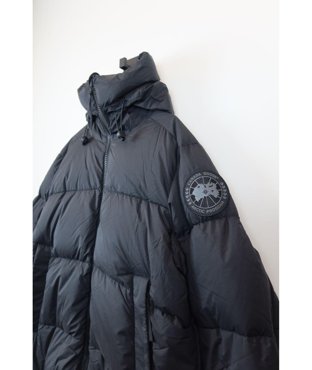 CANADA GOOSE Черный полиамидовый пуховик, фото 4