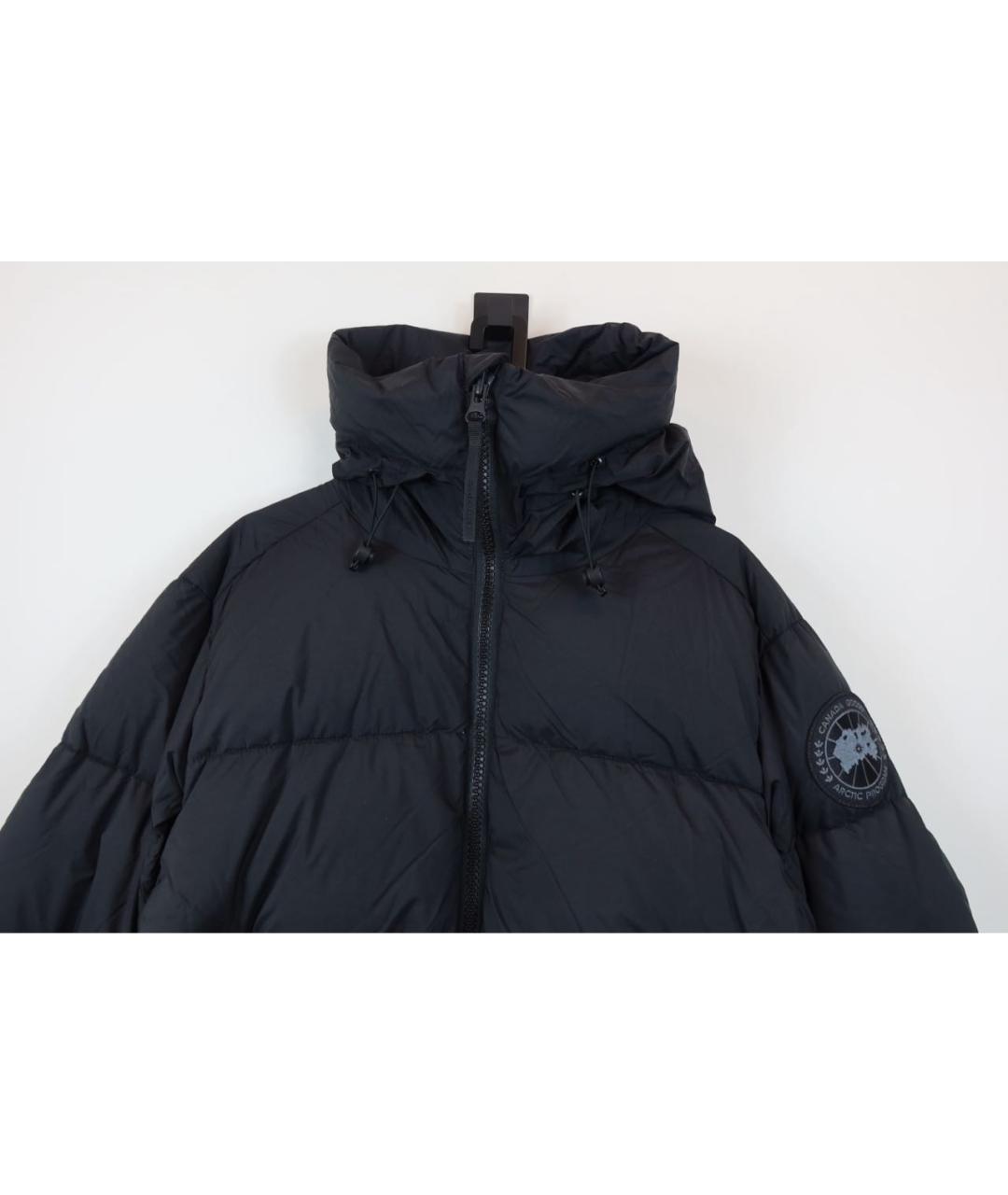 CANADA GOOSE Черный полиамидовый пуховик, фото 2