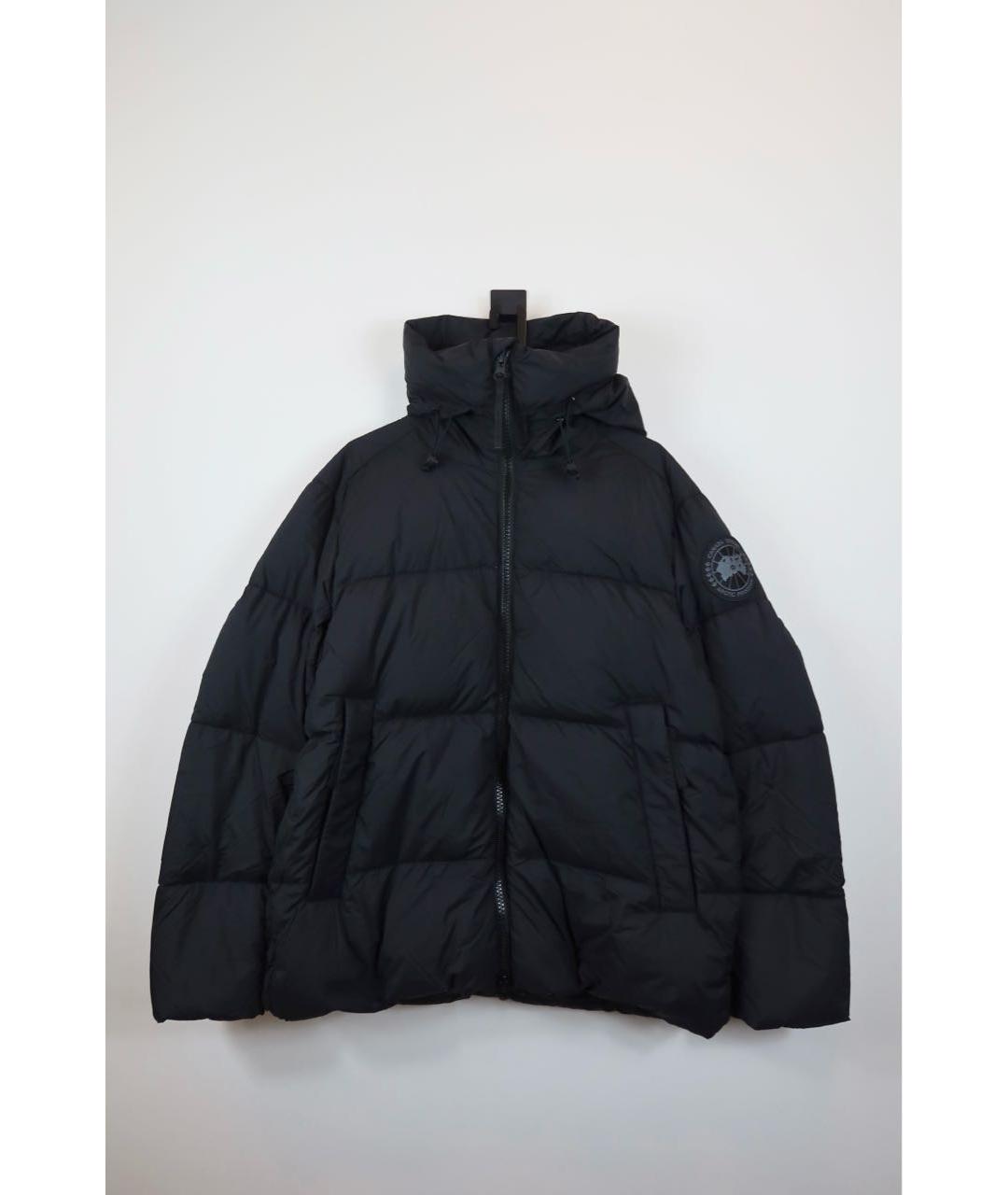 CANADA GOOSE Черный полиамидовый пуховик, фото 8