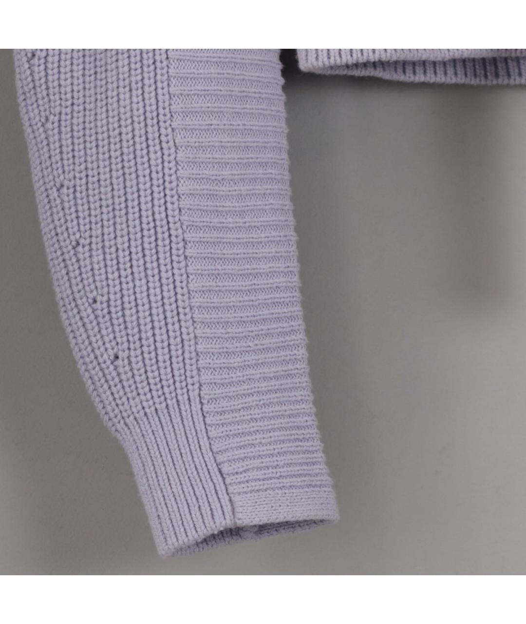 SELF-PORTRAIT Фиолетовый хлопковый джемпер / свитер, фото 6