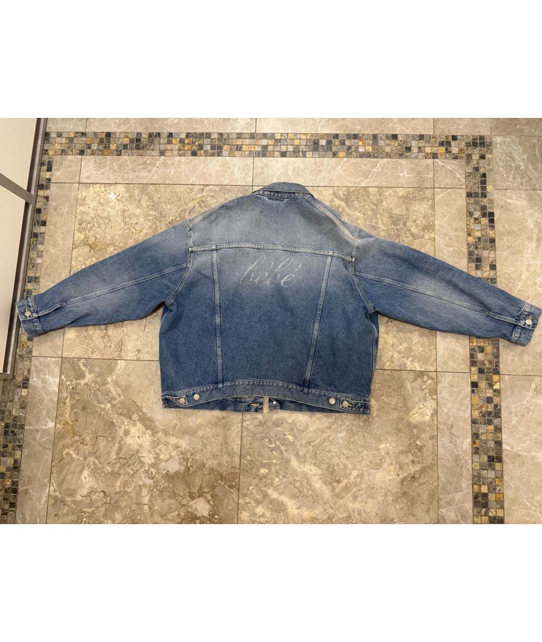 BALENCIAGA Синяя деним куртка, фото 2