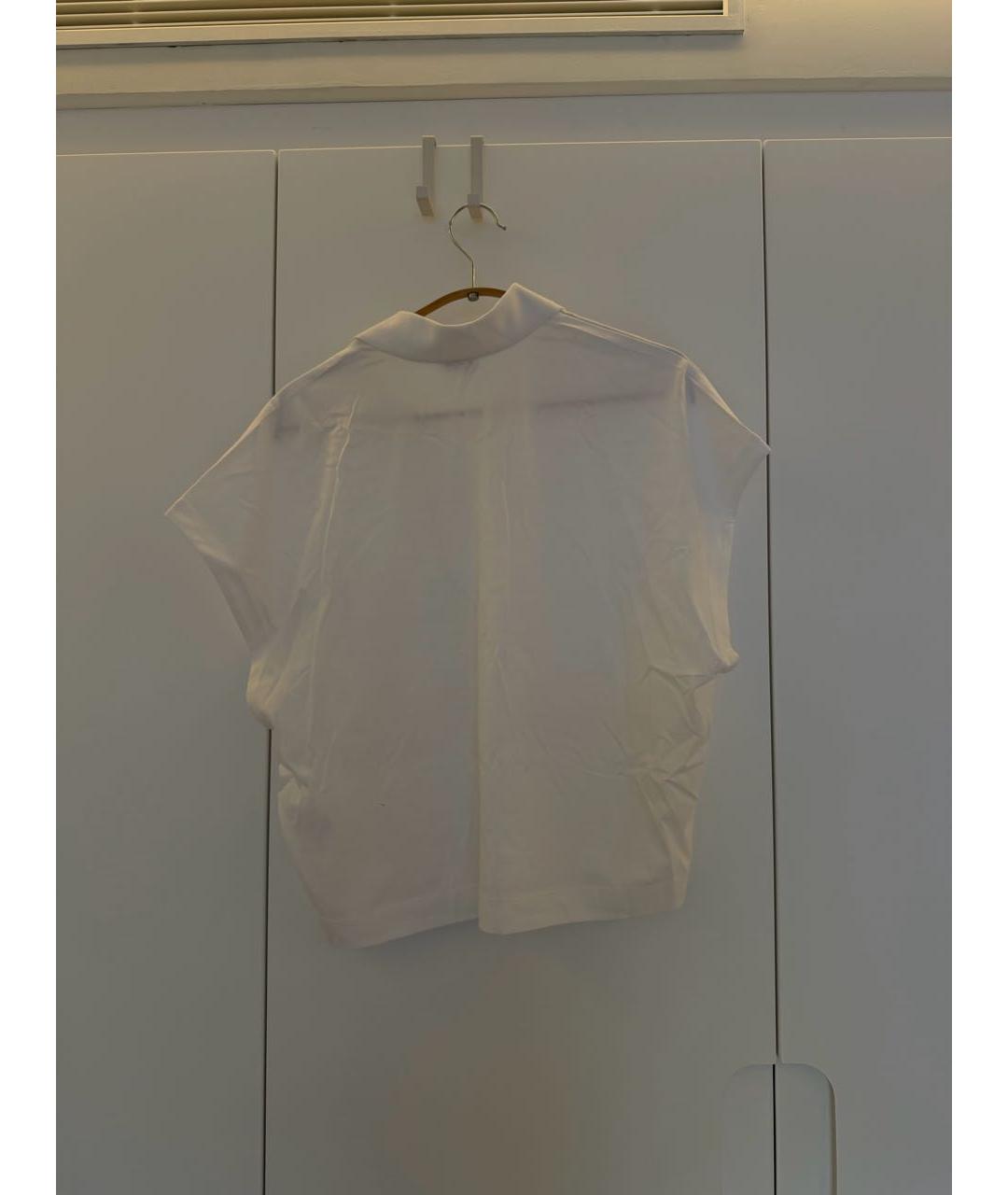 BRUNELLO CUCINELLI Белая хлопковая футболка, фото 2