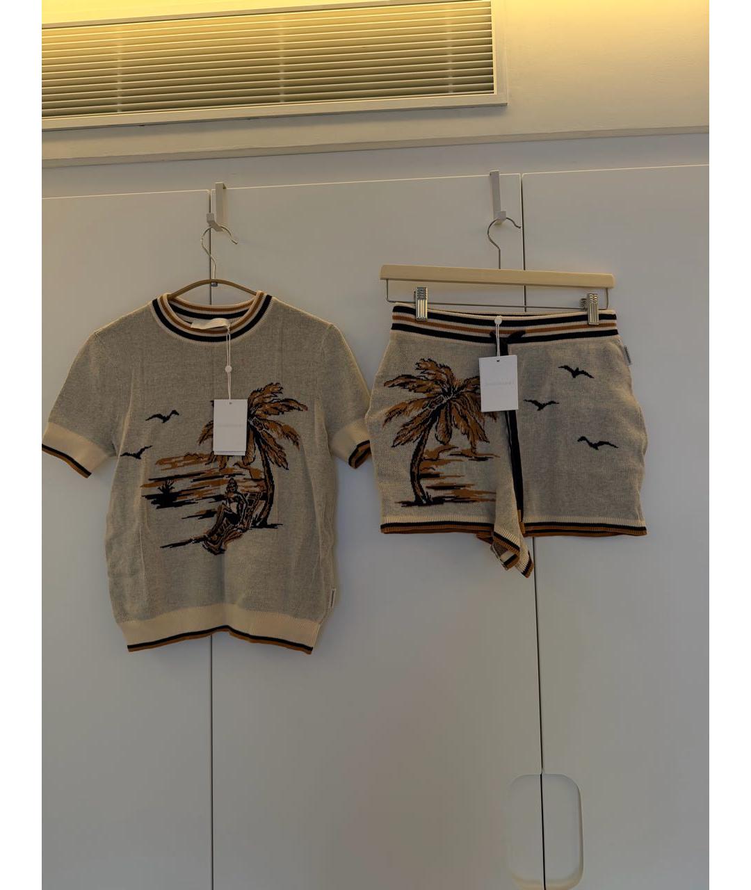 ZIMMERMANN Бежевый шерстяной костюм с юбками, фото 6