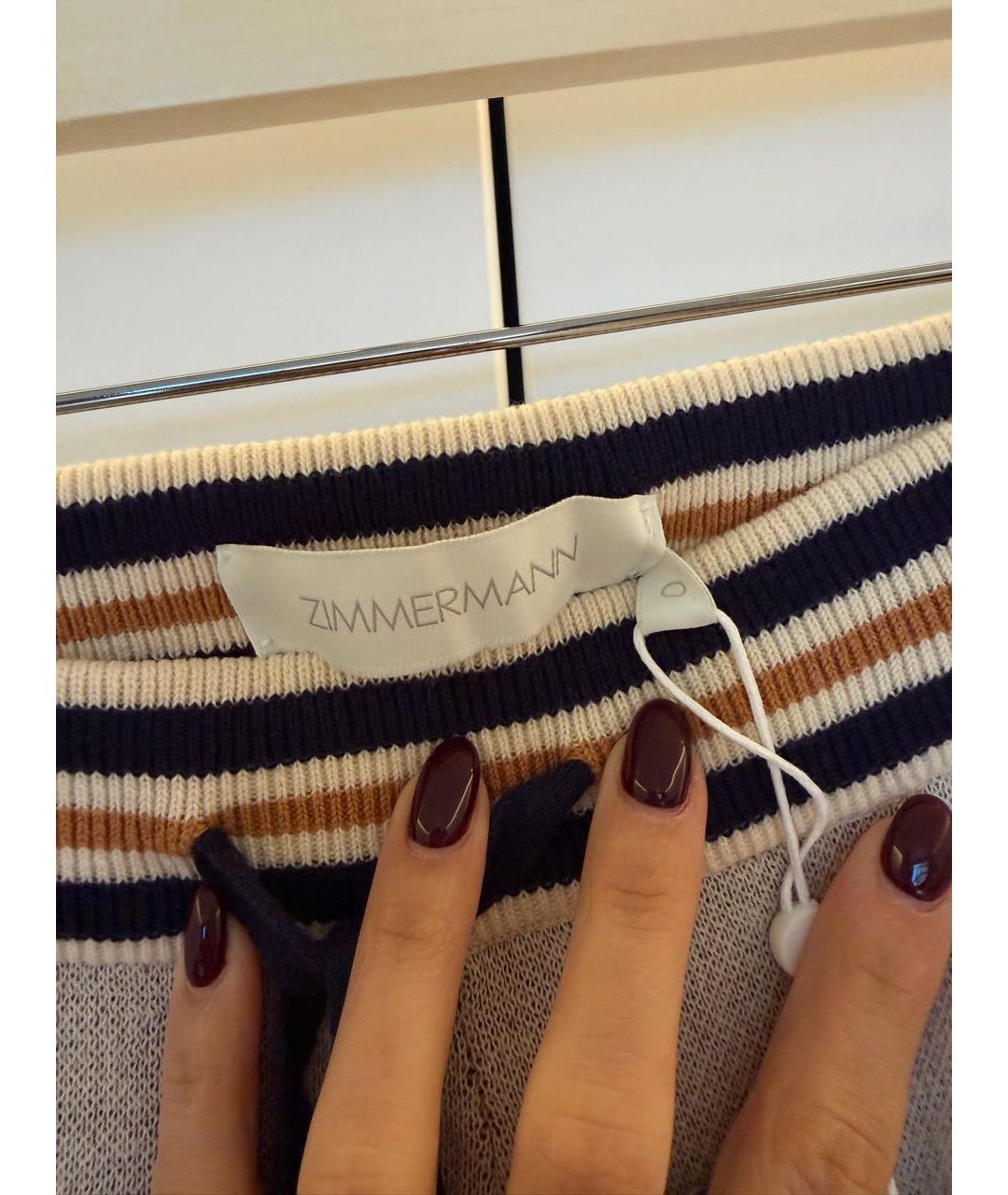 ZIMMERMANN Бежевый шерстяной костюм с юбками, фото 3