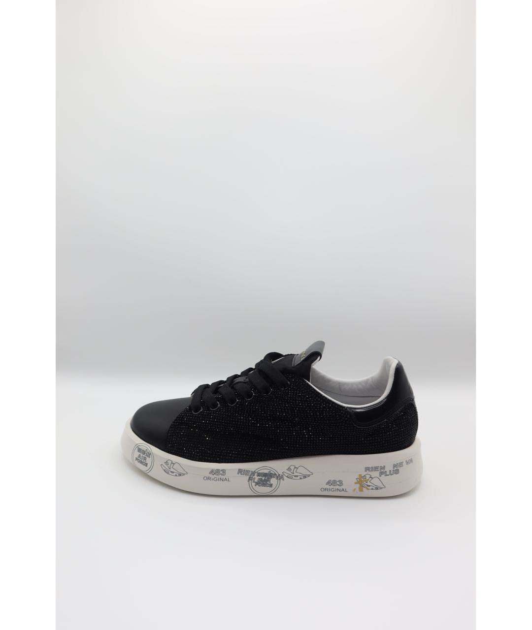 PREMIATA Черные кожаные кеды, фото 7