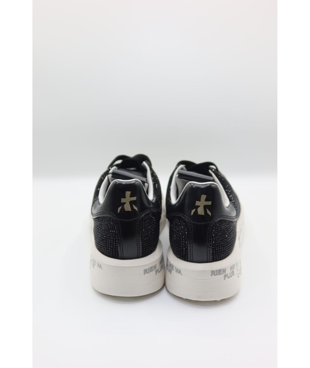 PREMIATA Черные кожаные кеды, фото 5