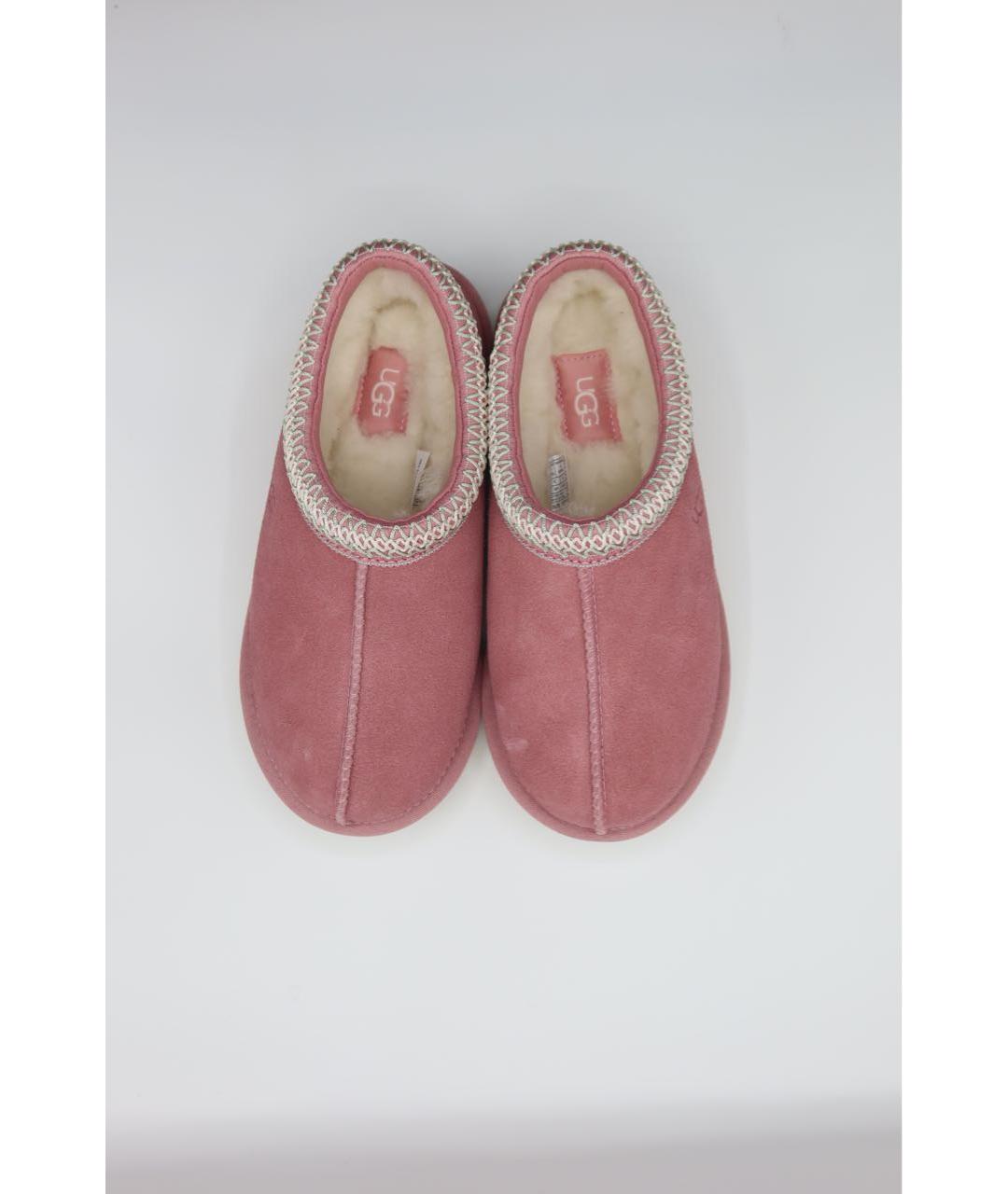 UGG AUSTRALIA Розовые замшевые сабо, фото 6