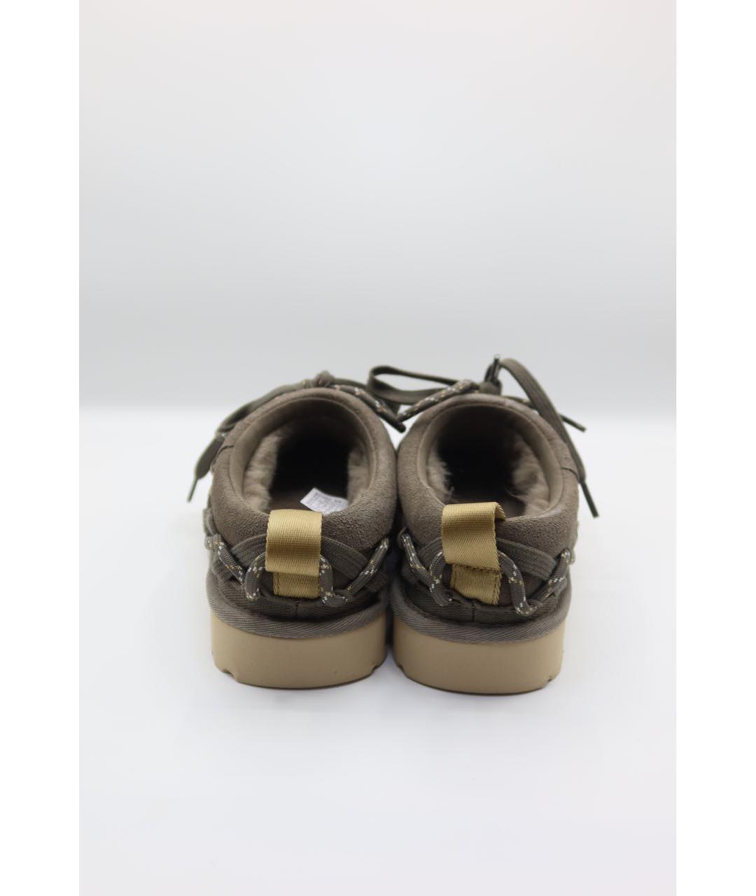 UGG AUSTRALIA Антрацитовые замшевые сабо, фото 6