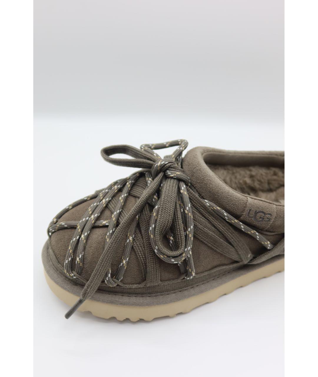 UGG AUSTRALIA Антрацитовые замшевые сабо, фото 4