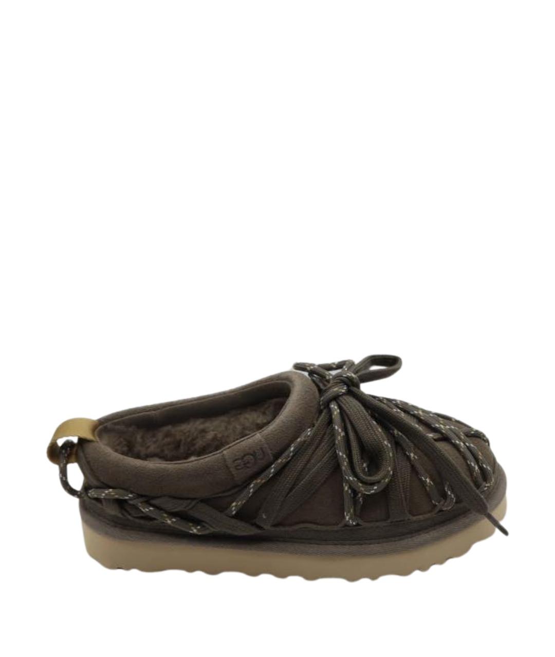 UGG AUSTRALIA Антрацитовые замшевые сабо, фото 1