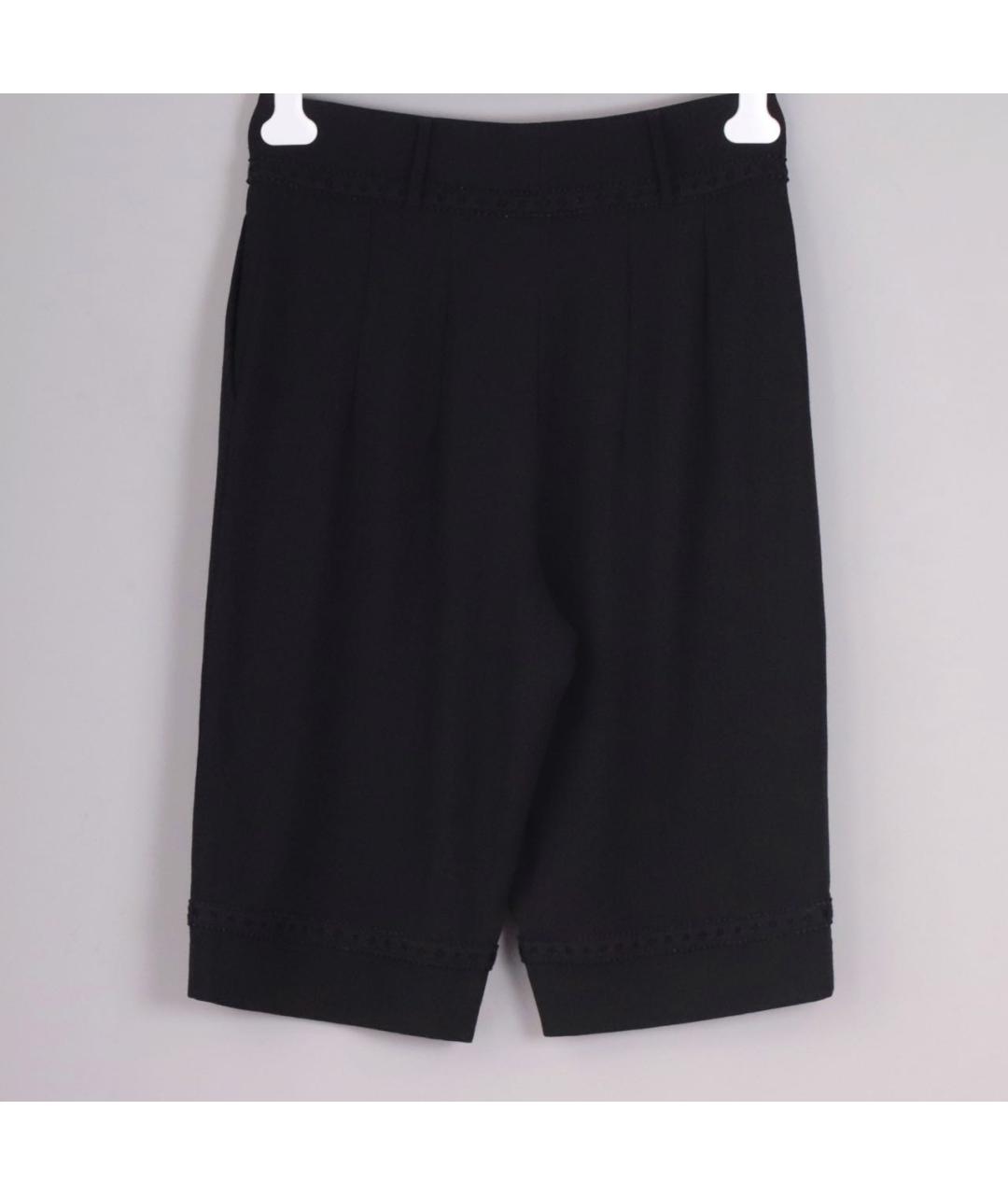 SAINT LAURENT Черные шерстяные шорты, фото 2