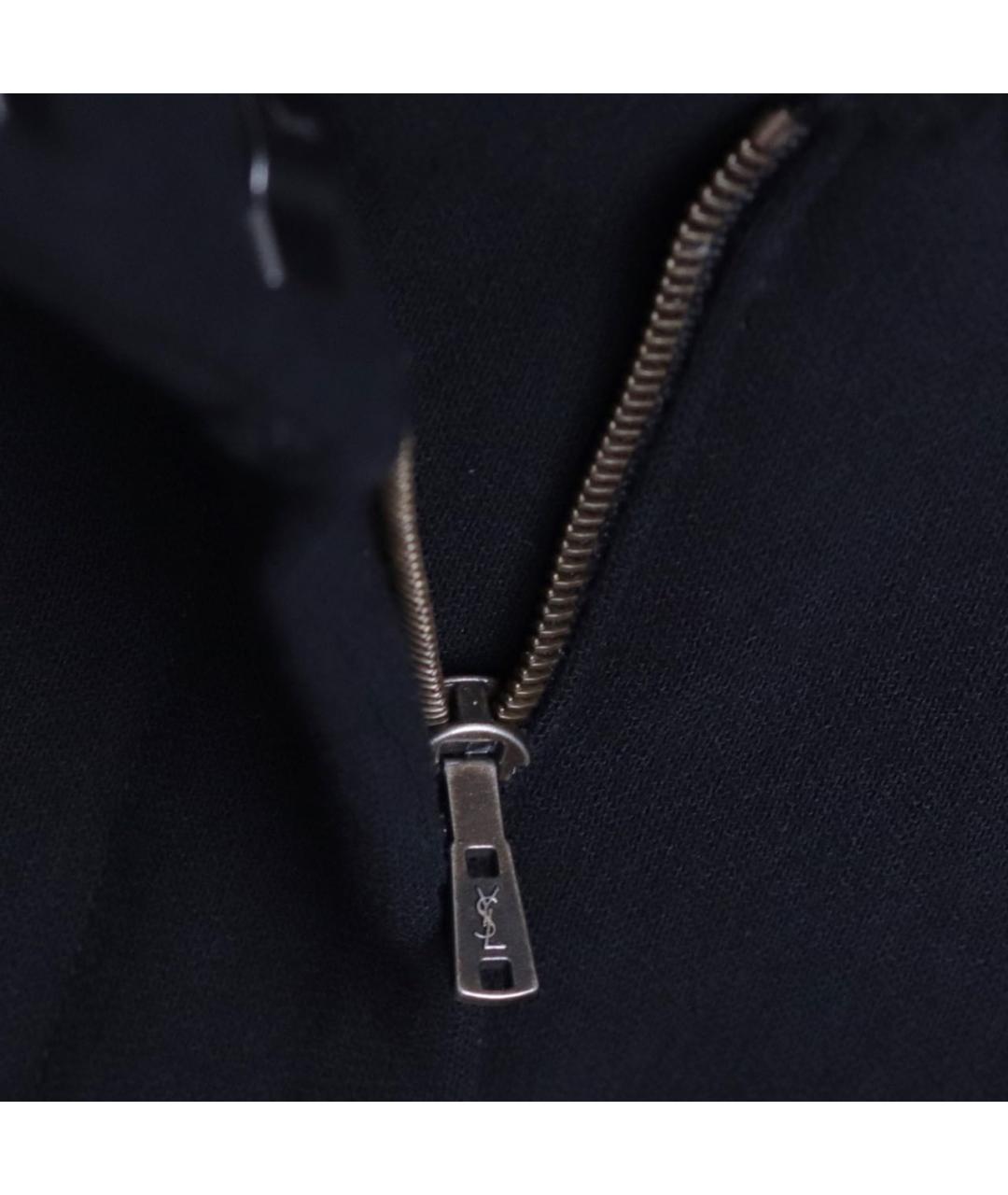 SAINT LAURENT Черные шерстяные шорты, фото 6