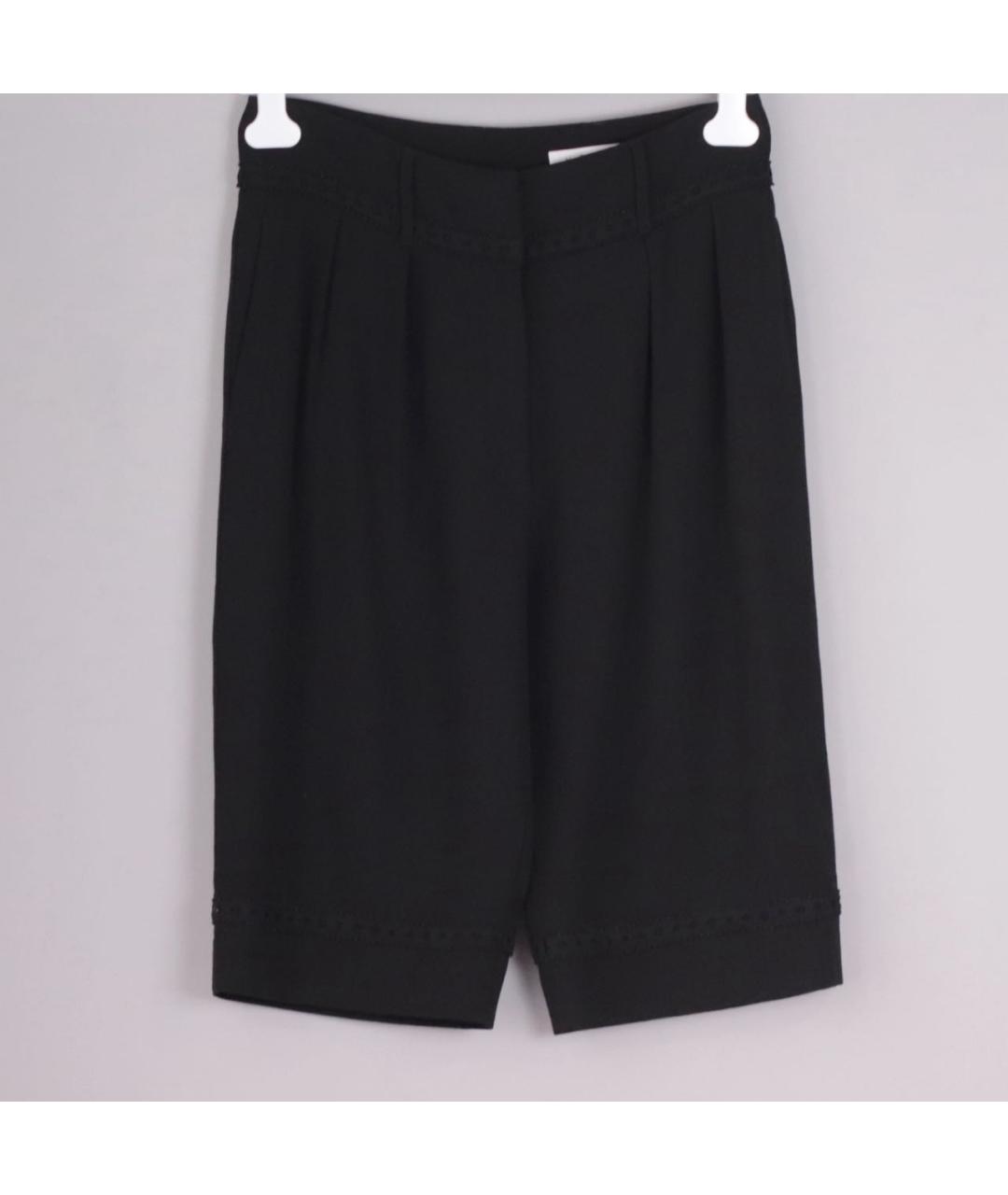 SAINT LAURENT Черные шерстяные шорты, фото 9