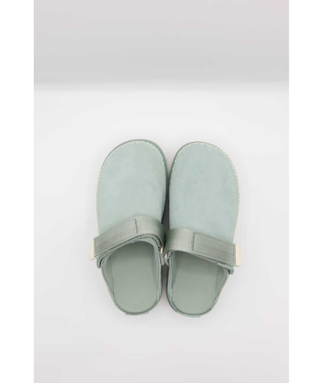 UGG AUSTRALIA Бирюзовые замшевые сабо, фото 6