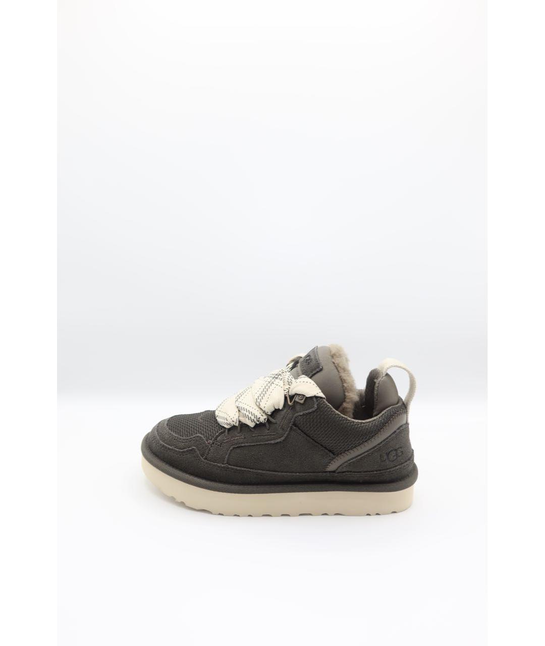 UGG AUSTRALIA Антрацитовые замшевые кроссовки, фото 7