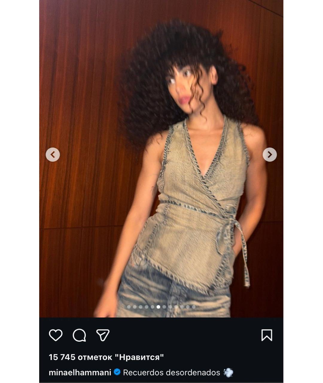 DIESEL Хаки деним майка, фото 8