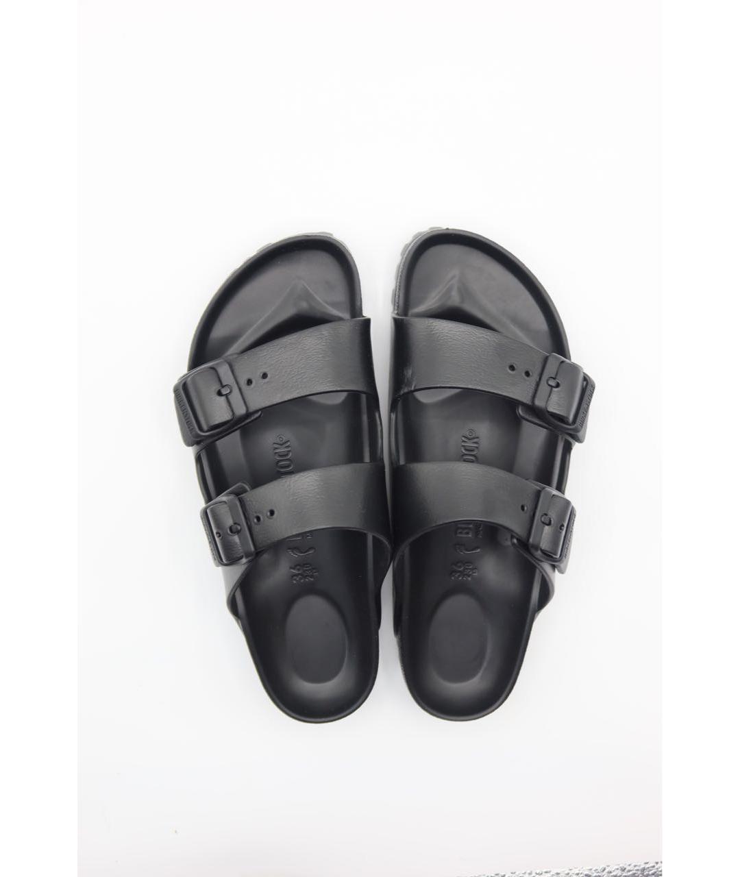 BIRKENSTOCK Черные шлепанцы, фото 5