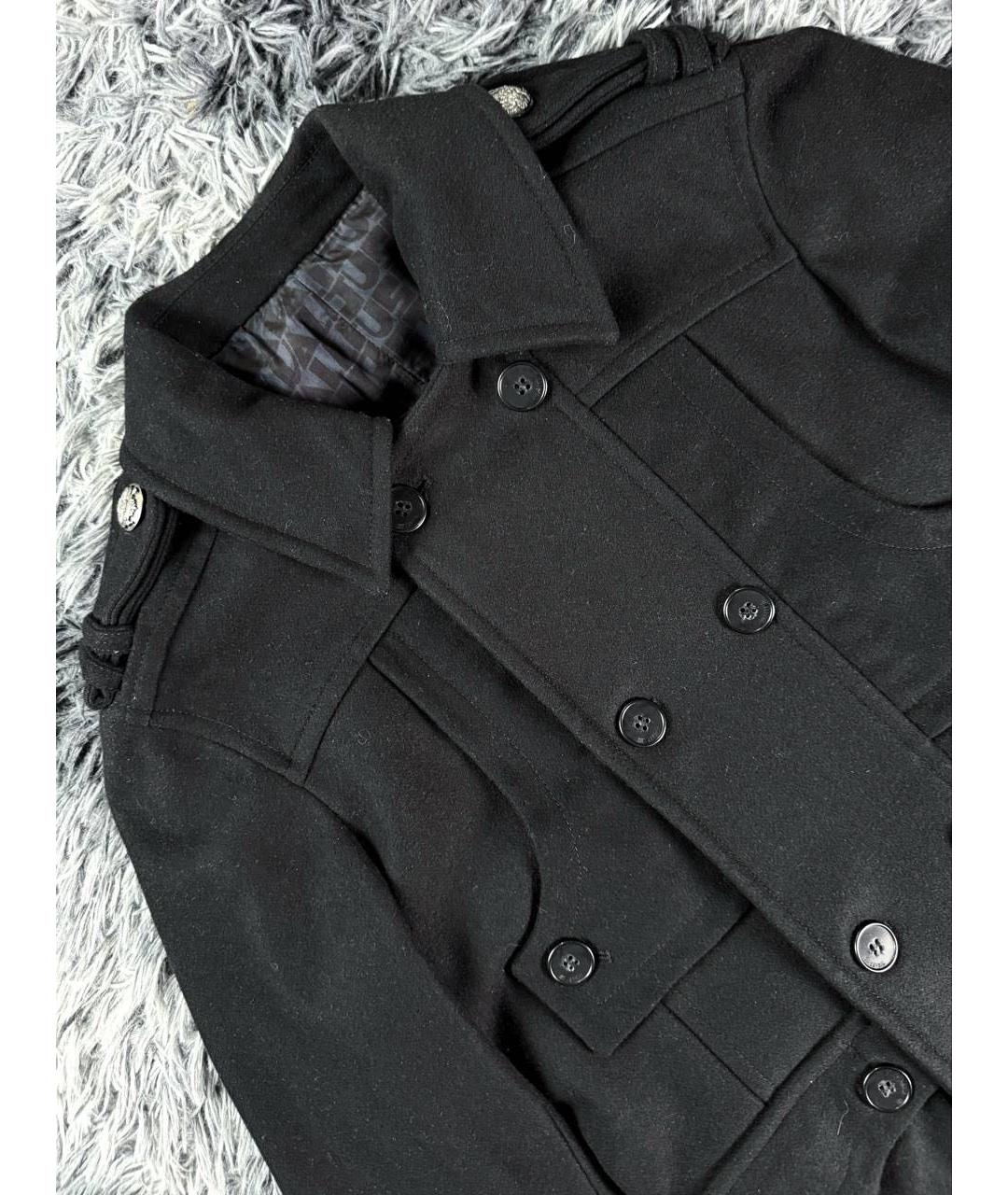 JUST CAVALLI Черная хлопковая куртка, фото 4