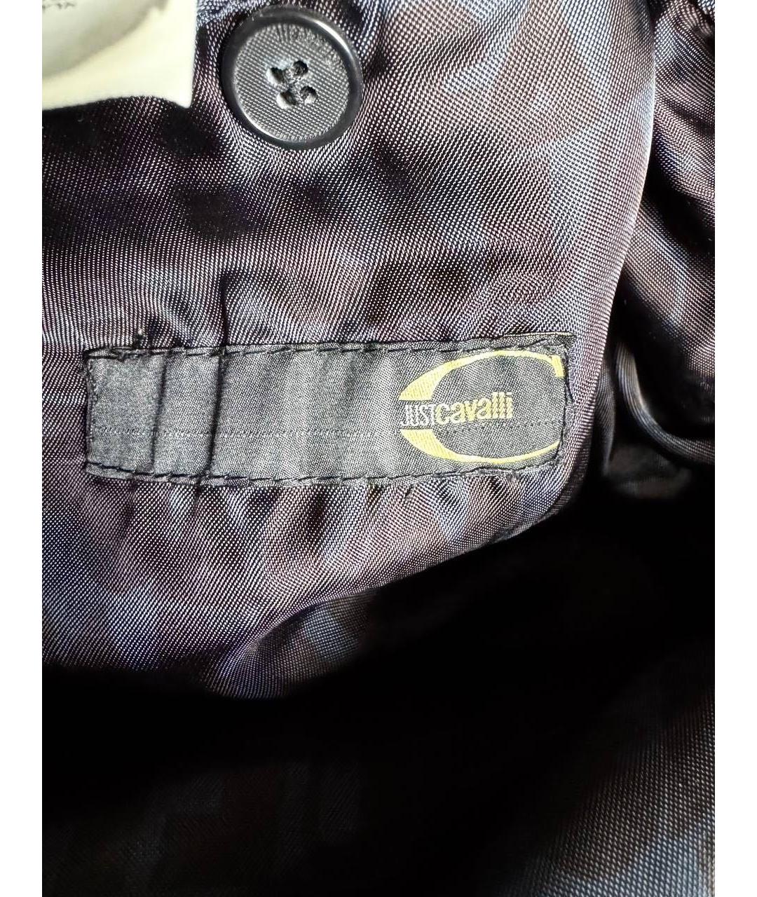 JUST CAVALLI Черная хлопковая куртка, фото 6