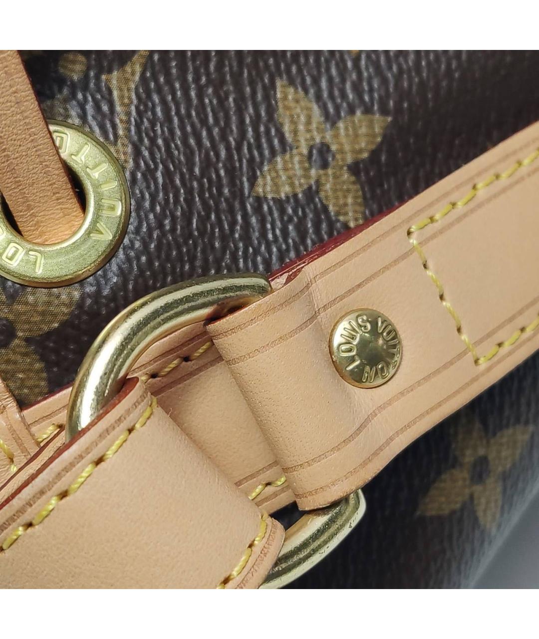 LOUIS VUITTON Коричневая сумка тоут, фото 7