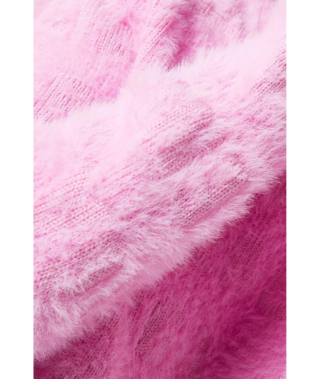 BALENCIAGA Розовый шерстяной джемпер / свитер, фото 5