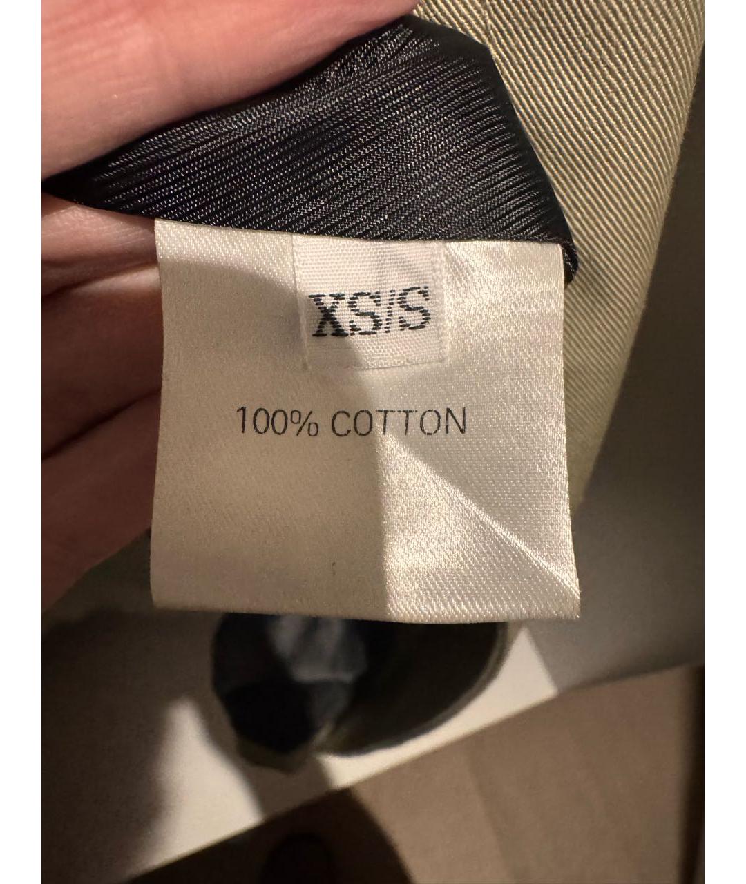 THE FRANKIE SHOP Бежевый хлопковый тренч/плащ, фото 3