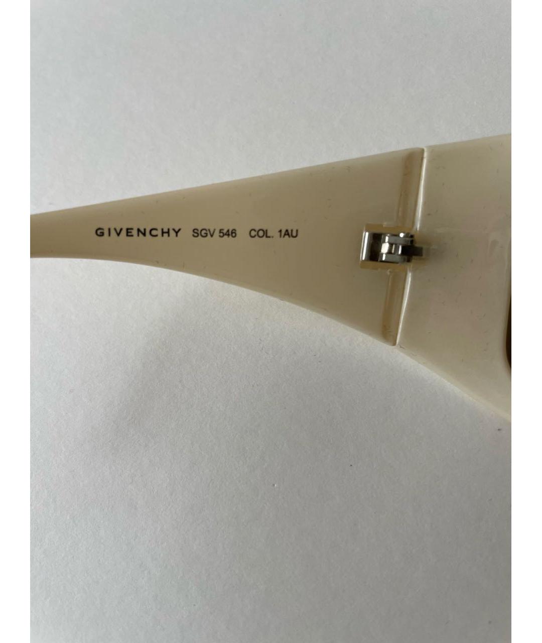 GIVENCHY Желтые пластиковые солнцезащитные очки, фото 6