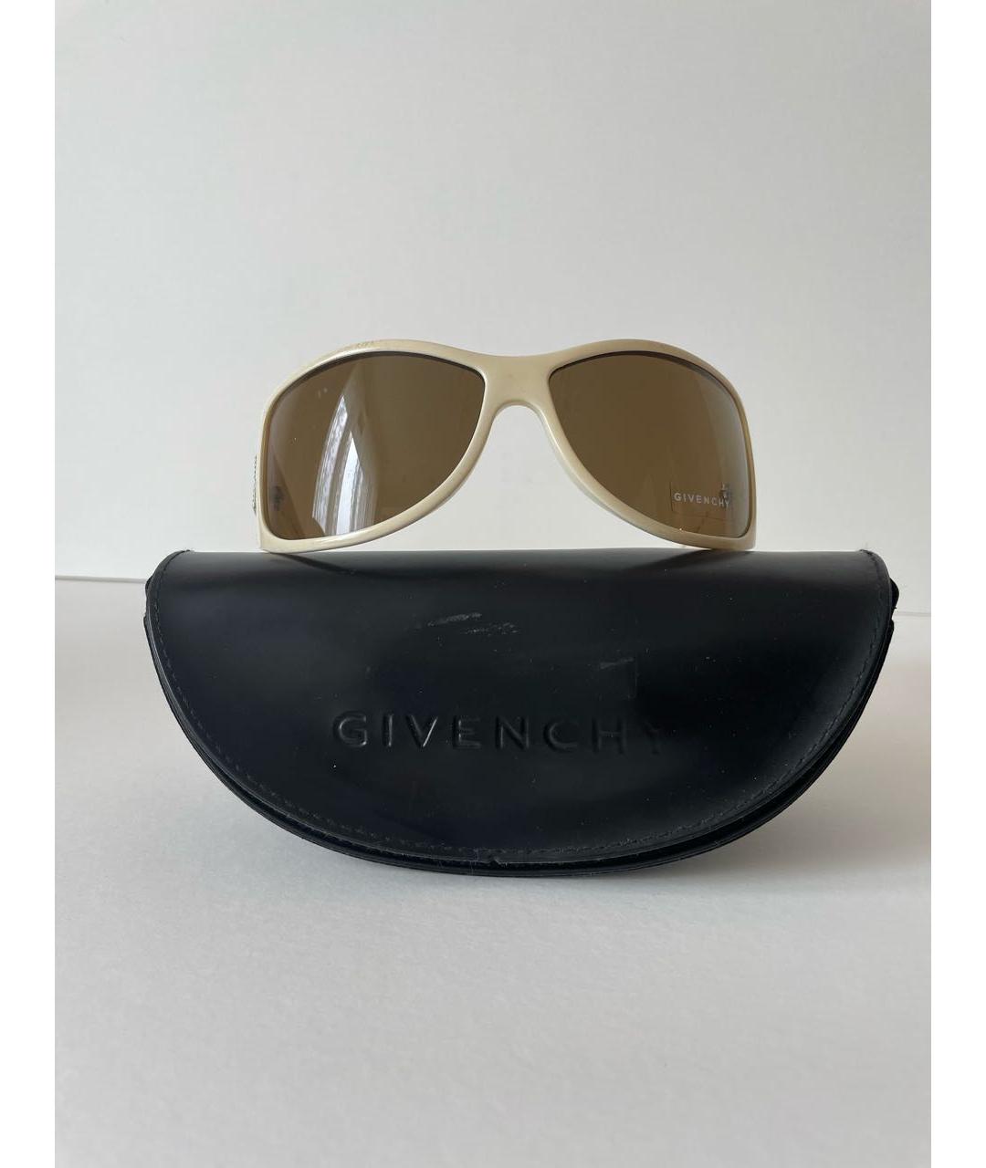 GIVENCHY Желтые пластиковые солнцезащитные очки, фото 9