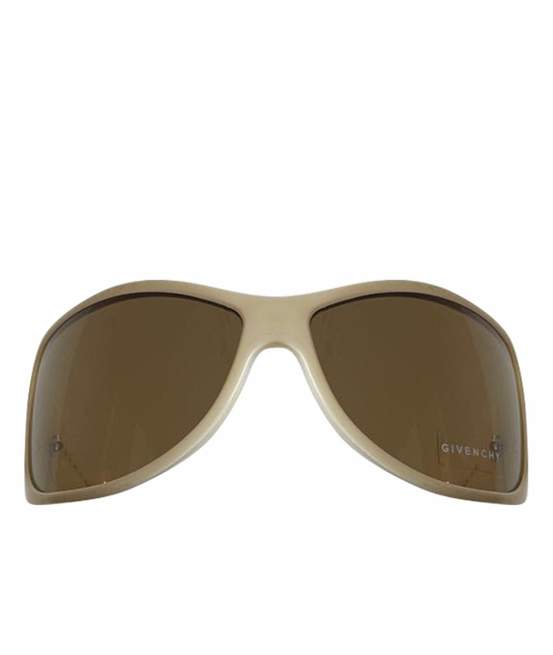 GIVENCHY Желтые пластиковые солнцезащитные очки, фото 1