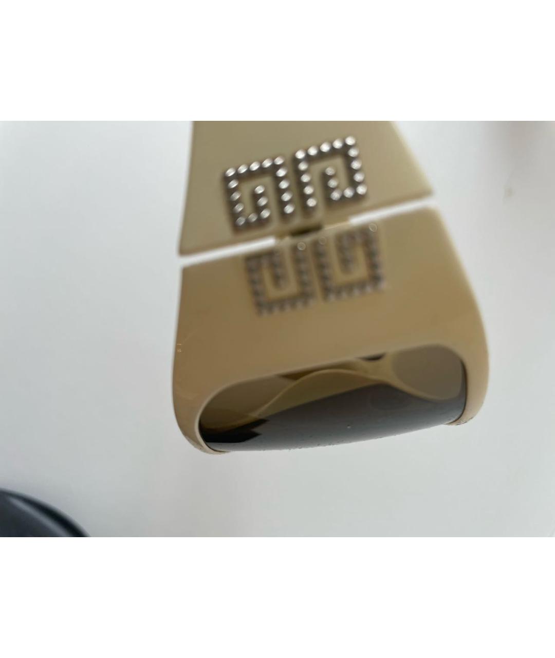 GIVENCHY Желтые пластиковые солнцезащитные очки, фото 4