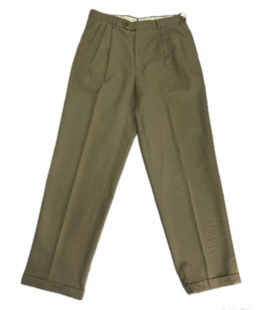 GIVENCHY Хаки классические брюки, фото 1