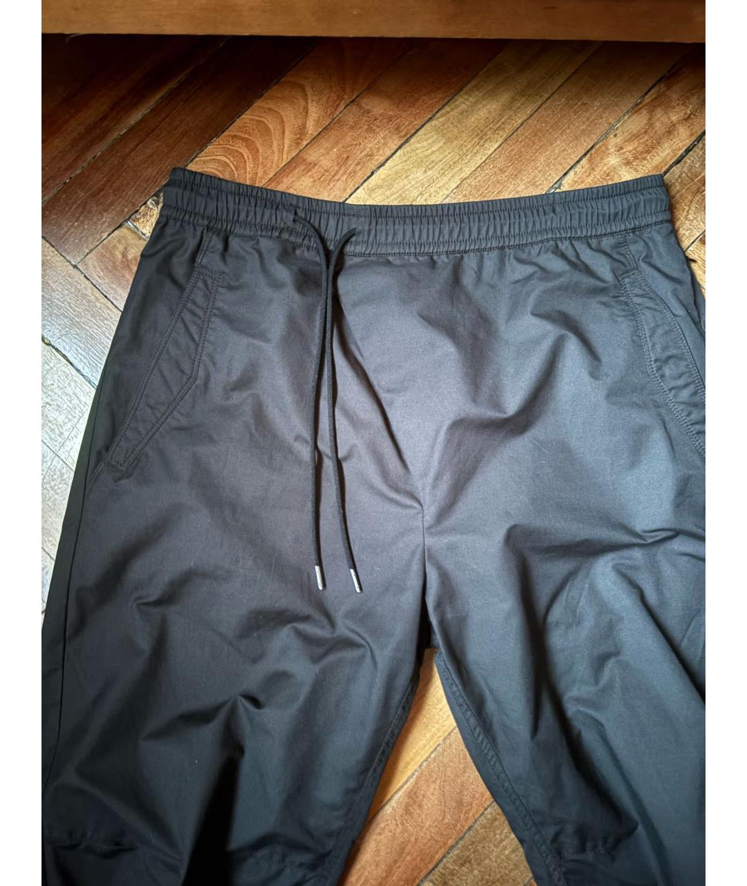 MAHARISHI Черные хлопковые повседневные брюки, фото 3