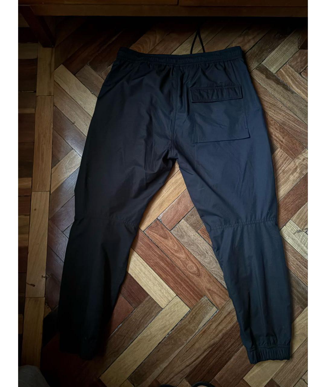 MAHARISHI Черные хлопковые повседневные брюки, фото 2