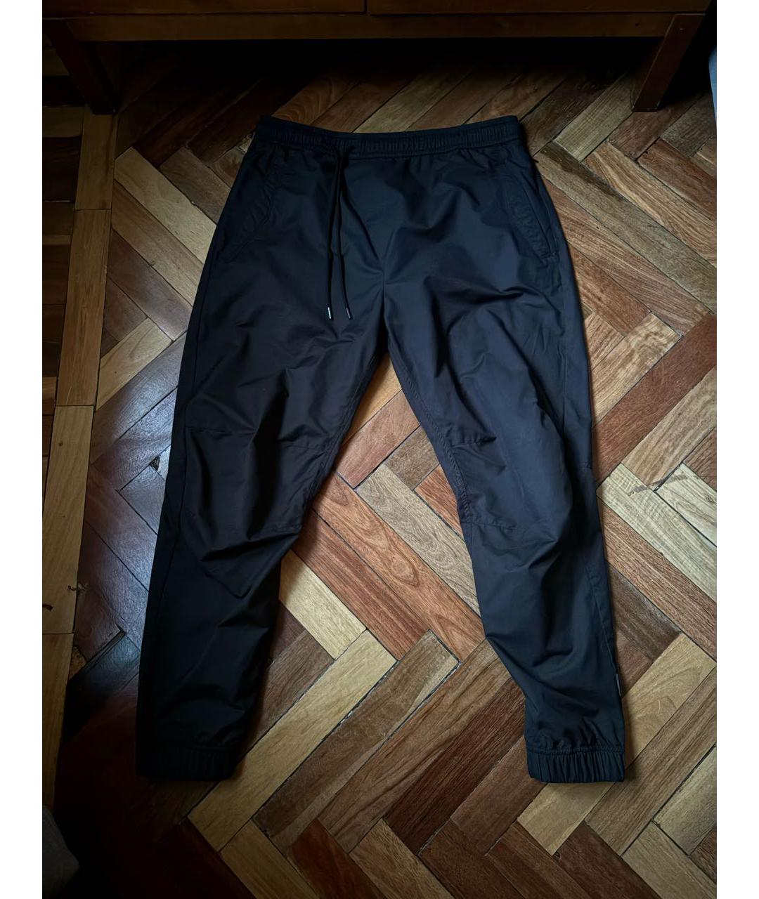 MAHARISHI Черные хлопковые повседневные брюки, фото 5