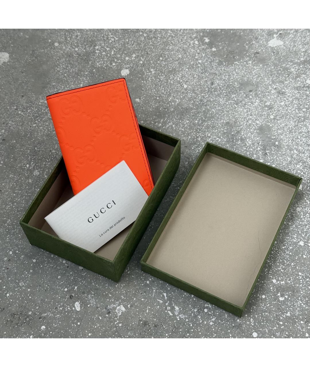 GUCCI Оранжевый кардхолдер, фото 5