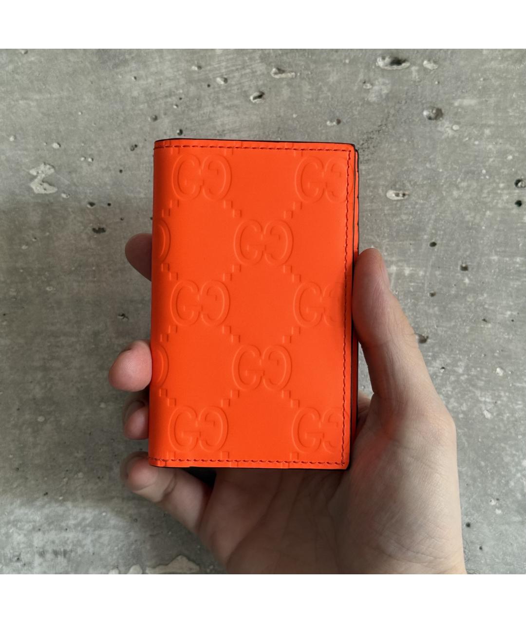 GUCCI Оранжевый кардхолдер, фото 2
