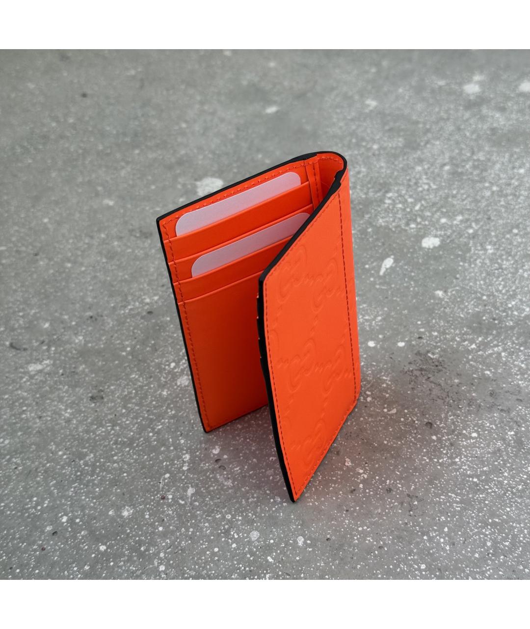 GUCCI Оранжевый кардхолдер, фото 7
