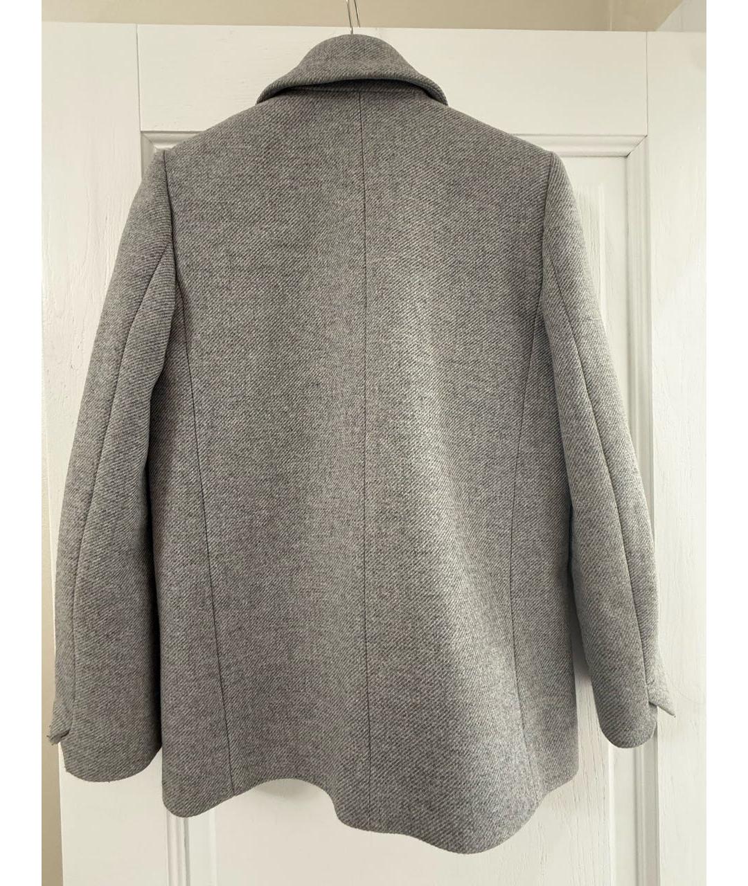 ZADIG & VOLTAIRE Серое шерстяное пальто, фото 2