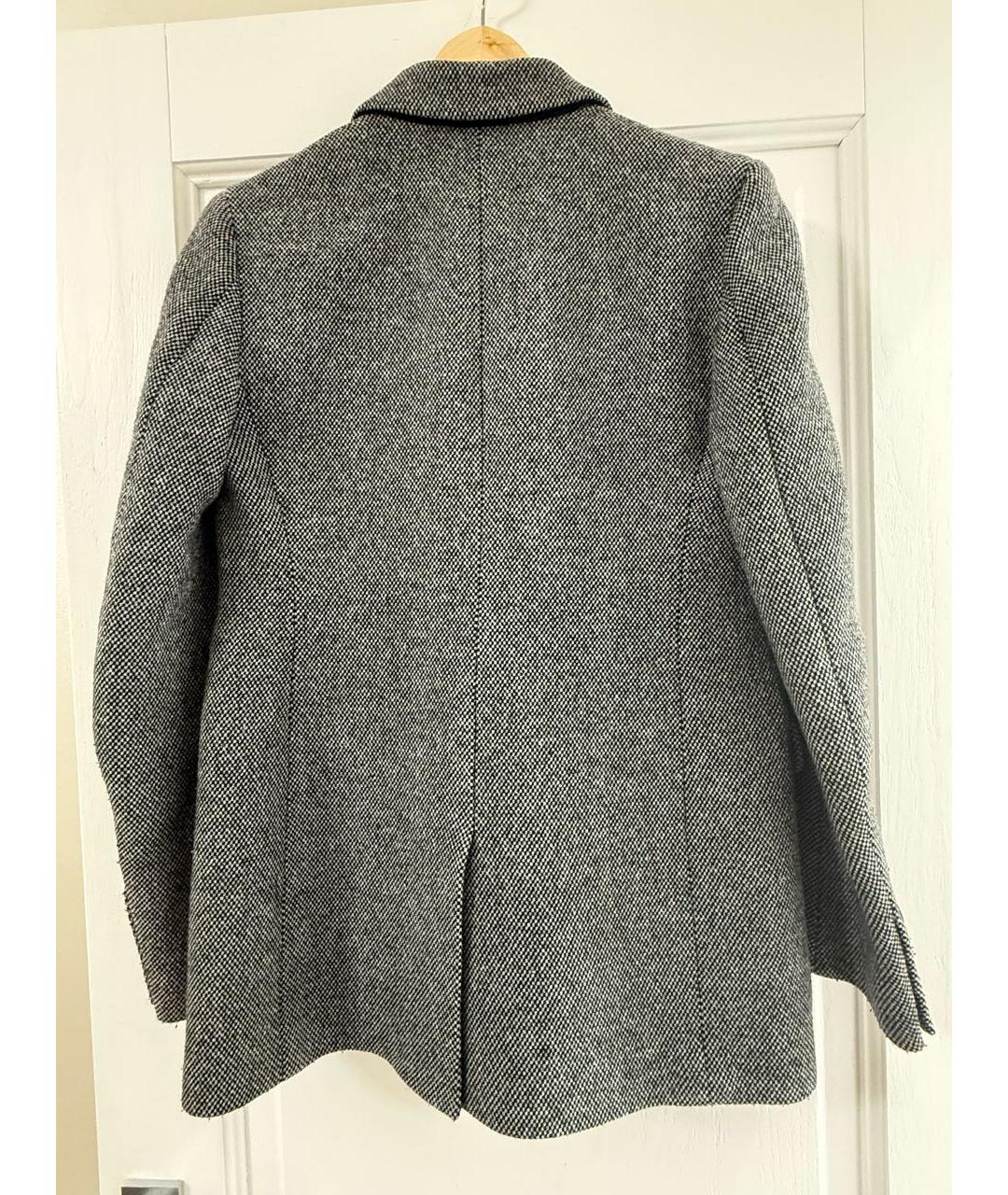 JOSEPH Антрацитовый шерстяной жакет/пиджак, фото 3
