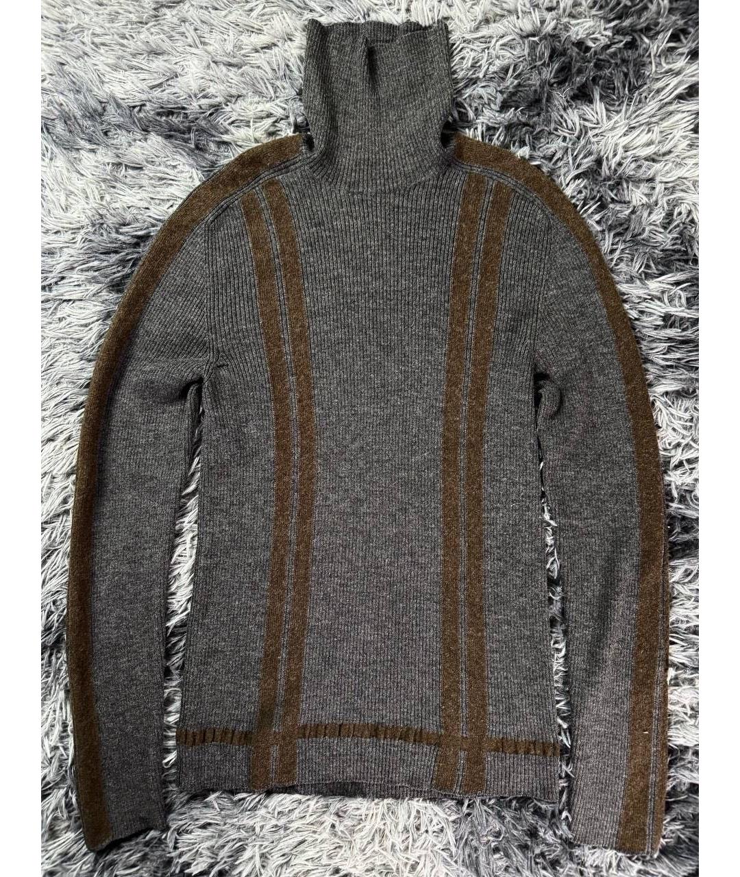 DOLCE&GABBANA Серая хлопковая водолазка, фото 7