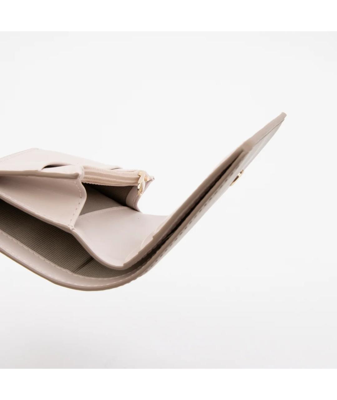 FURLA Бежевый кожаный кошелек, фото 4