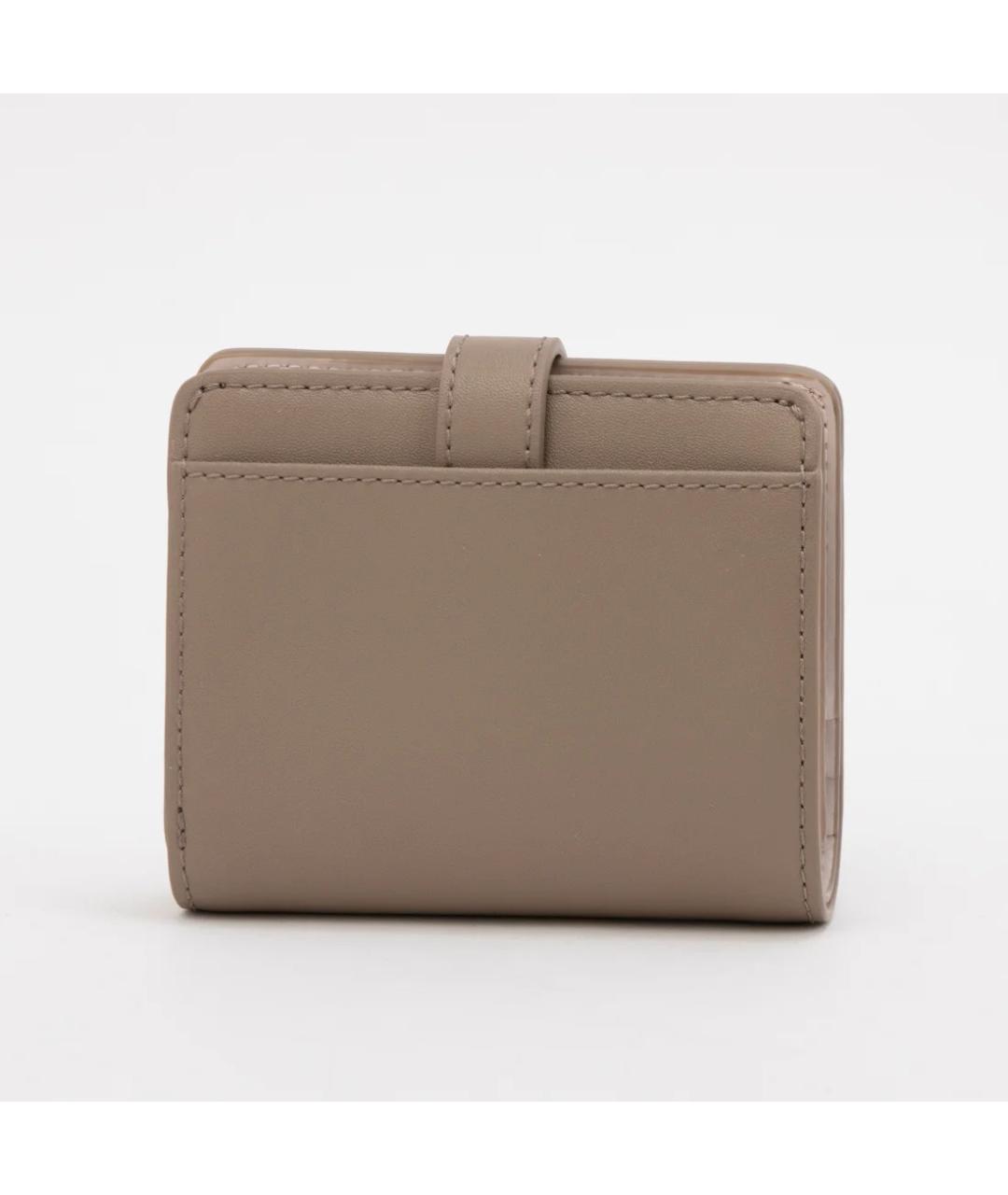 FURLA Бежевый кожаный кошелек, фото 2