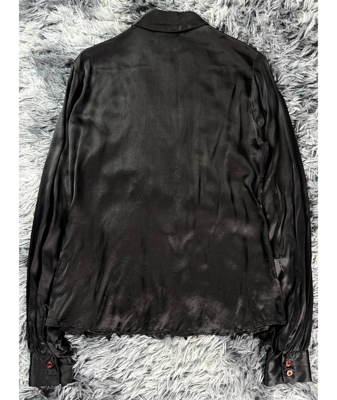 JUST CAVALLI Черная кэжуал рубашка, фото 3