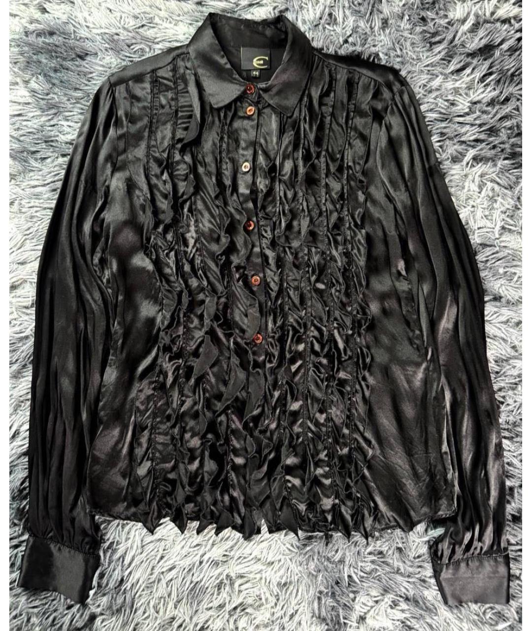 JUST CAVALLI Черная кэжуал рубашка, фото 7