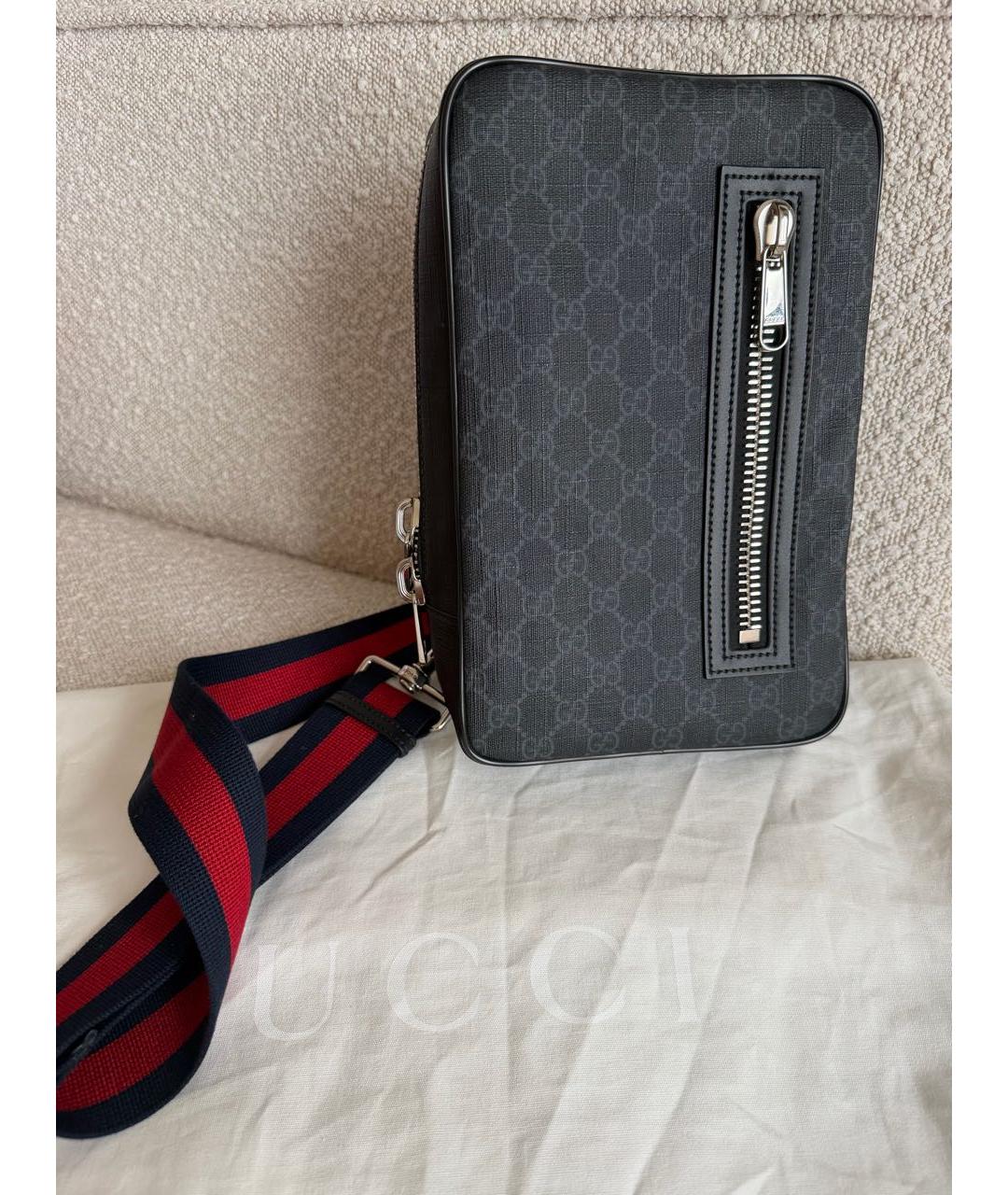 GUCCI Черная сумка на плечо, фото 3