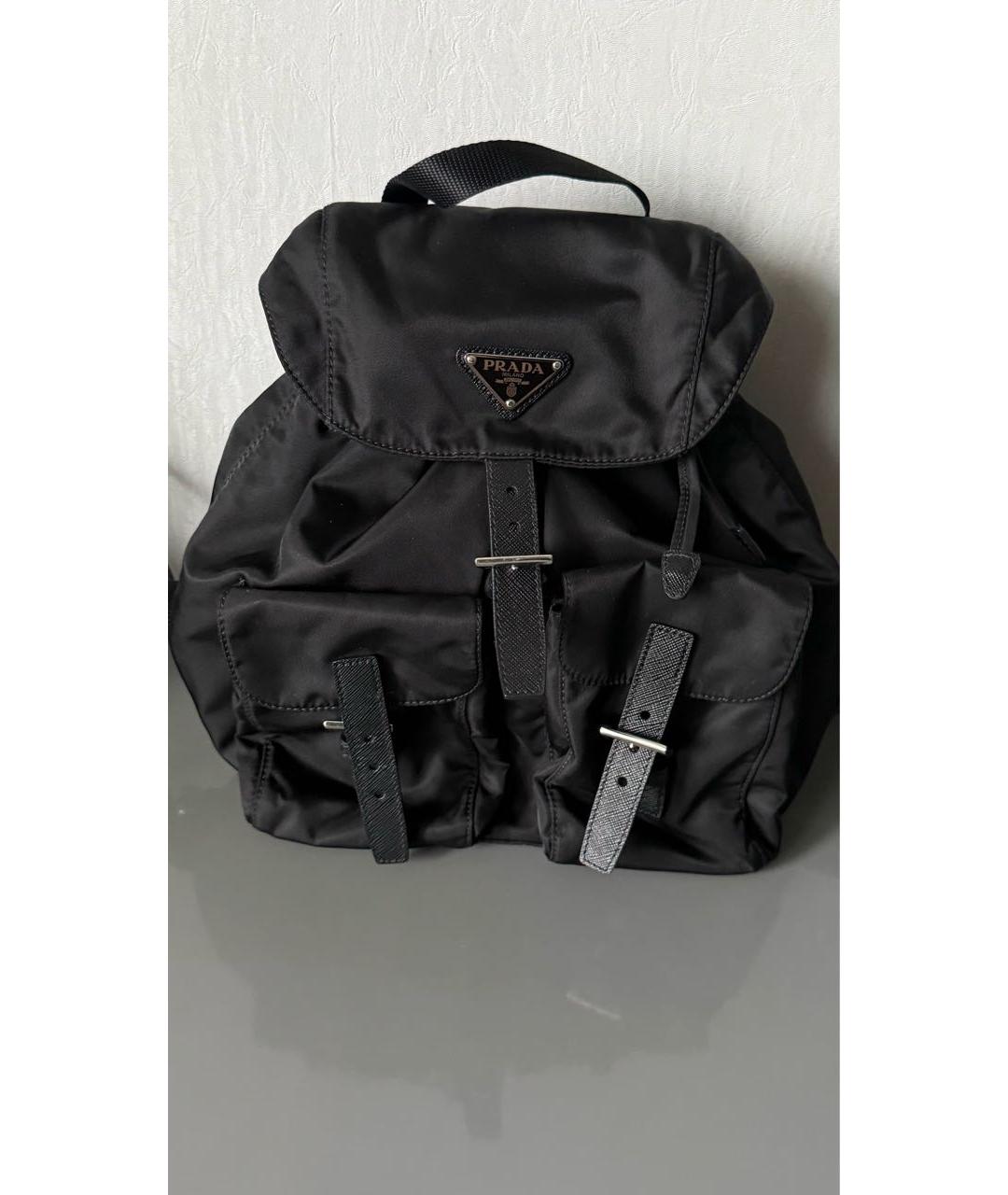 PRADA Черный рюкзак, фото 8