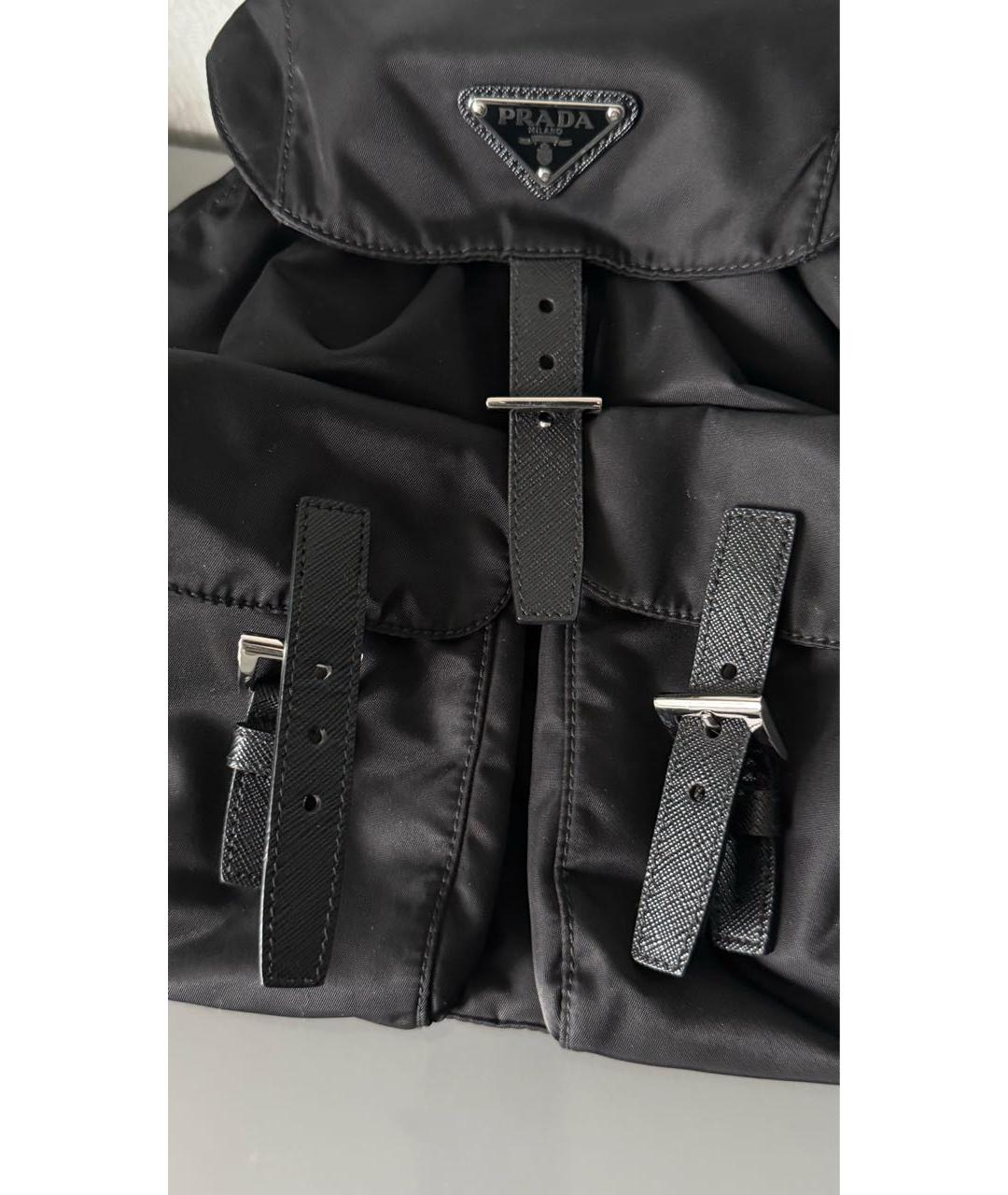 PRADA Черный рюкзак, фото 5